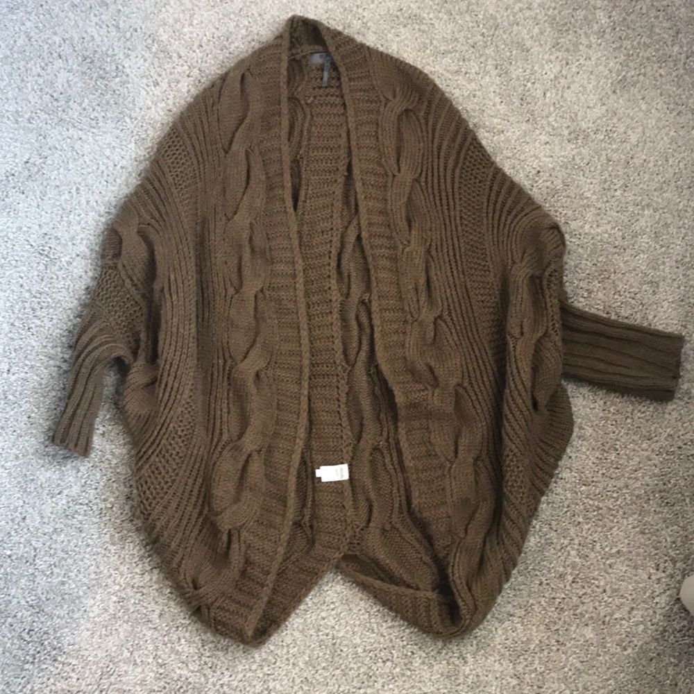 Cable Knit Cocoon Sweater